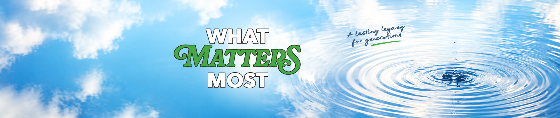 What Matters Most